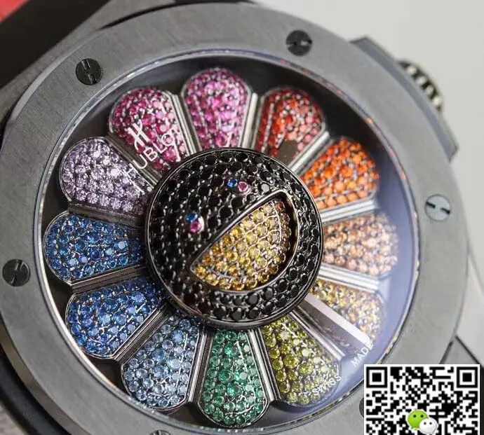 Hublot Classic Fusion Takashi Murakami 507.CX.9000.RX.TAK21 1:1 Best Edition Replica Watch Red Strap